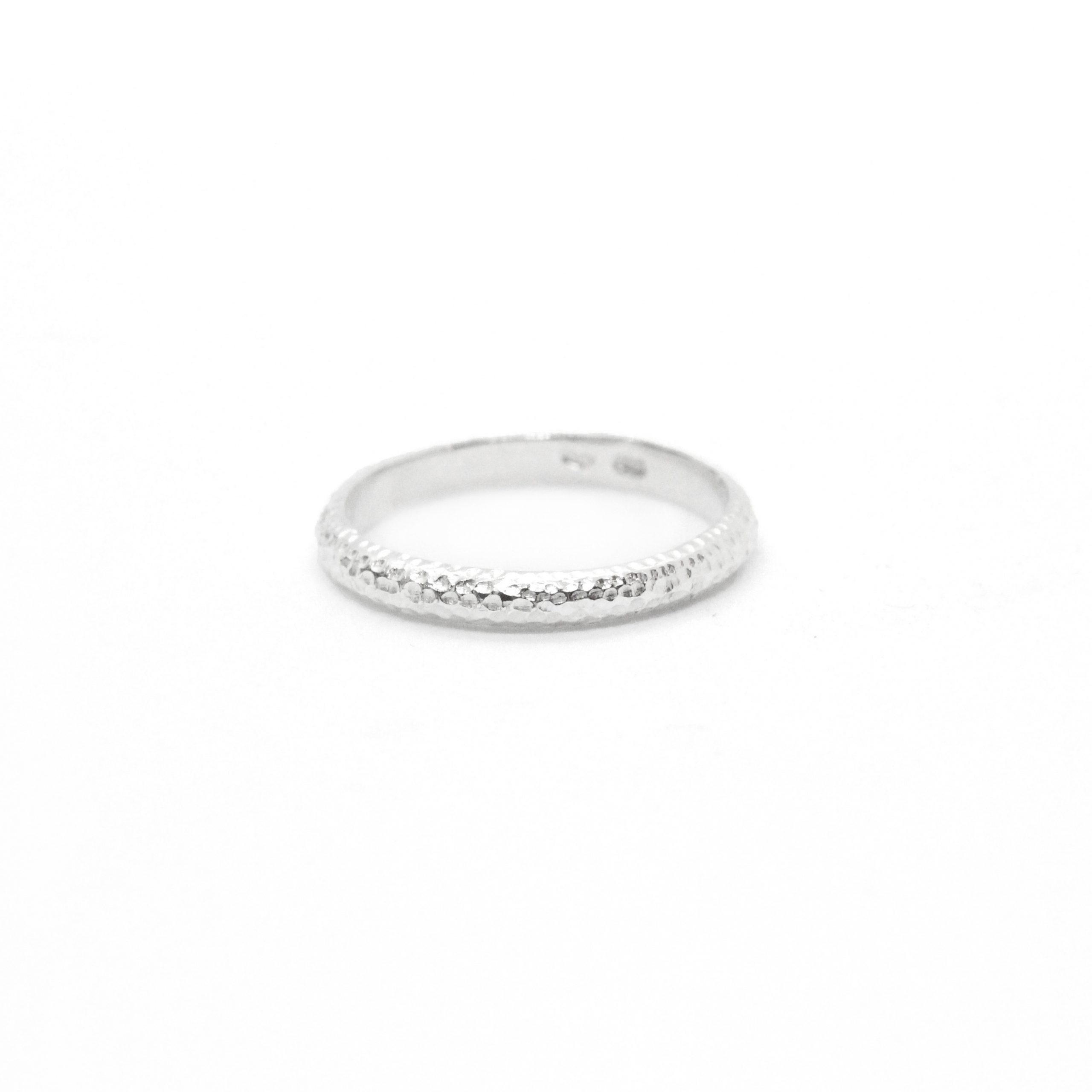 Textured Ring Silver